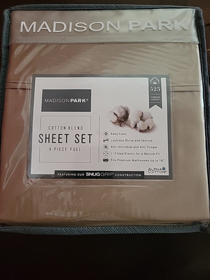 Madison Park Cotton Blend Sheet Set 4 Piece-image