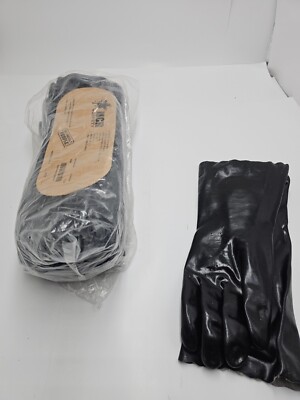 (12 PAIRS) MCR Safety Single Dip Smooth Gloves PVC Coated 14