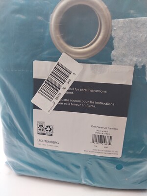 Lichtenberg Panel Curtain Grommet 40in x 84in Blue-image