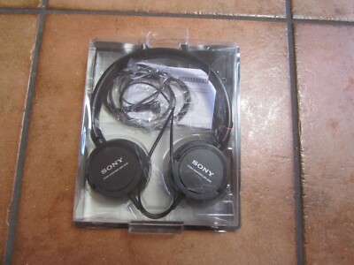 NEW OPEN BOX Sony Studio Monitor Stereo Headphones MDR-ZX100 Wired Black-image