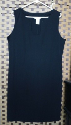 Max Studio Black Sleeveless Dress U Shaped Neck Armpit-armpit 23