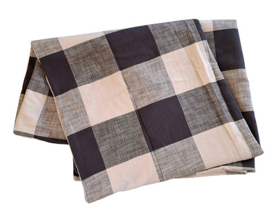 Pottery Barn Bryce Buffalo Check Cotton Full/Queen Duvet Cover, Charcoal & Ivory-image