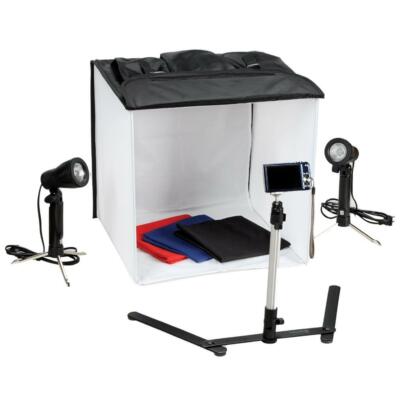 Xtra Large Photo Studio In a Box Portable Web Light Kit-image