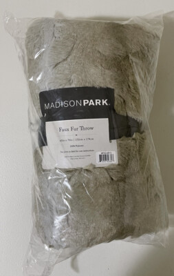 Madison Park Faux Fur Throw-image