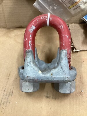 CABLE CLAMP CROSBY G-450  FORGED HG (HOT DIP GALVANIZED) LARGE 2 1/4