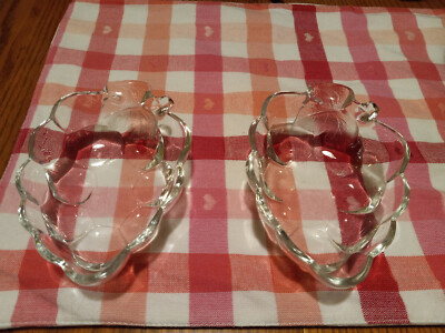 Vintage Studio Nova Clear Glass Grape-Shaped Bowl set, Dish - fruit, nuts, candy-image