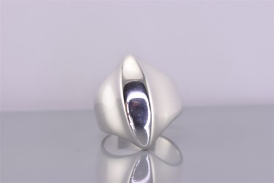 RLM Studio Sterling Silver Modernist Wedge Tapered Statement Band Ring 925 Sz: 9-image