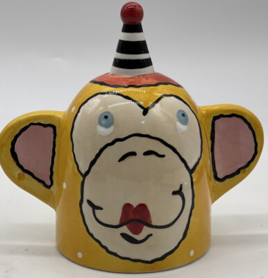 Joanne Delomba Monkey Shaped Shaker Pop Art Studio Novelty Anthropomorphic-image