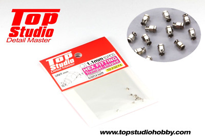 Top Studio 1.1mm Hex Fitting Trumpet-shaped (10 pieces) Detail-Up Item # TD23274-image