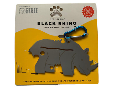 Black Rhino Sea Turtle Shaped 8 Function Multi-Tool Stainless Steel-image