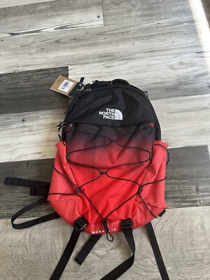 The North Face Borealis Commuter Laptop Fiery Red Dip Dye/TNF Black 28L Backpack-image