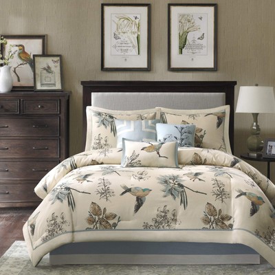 Park Quincy Cozy Comforter Nature Scenery Design - All Season Bedding Matching B-image