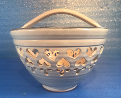 Artist Signed Studio Art Pottery Glaze Kiln Fired Hand Thrown Bowl 7