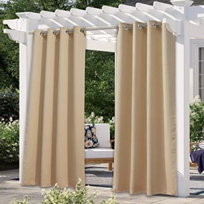 Outdoor Curtains for Patio Waterproof 95 1 panel-image
