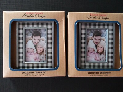 2 Regent Square Studio Design Family Photo Collectible Ornament W/ Crystal -image