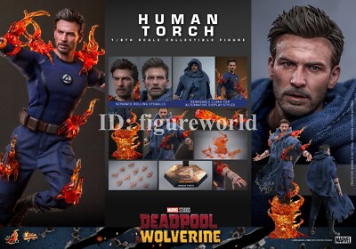 Pre-order Hot Toys MMS789 1/6 Deadpool & Wolverine Human Torch Action Figure Toy-image
