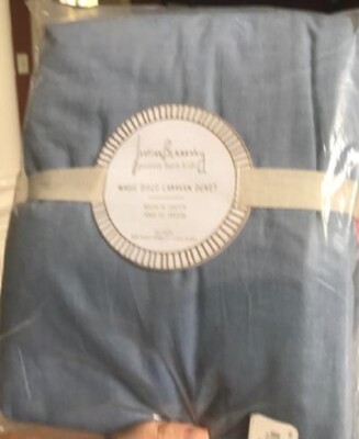 Pottery Barn Magic Disco Duvet Cover Denim Blue Pink Queen Justina Blakeney Kids-image