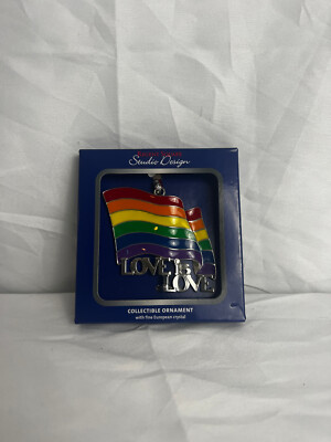 Love is Love (Gay Pride) by Regent Square Studio Design new ornament rainbow-image