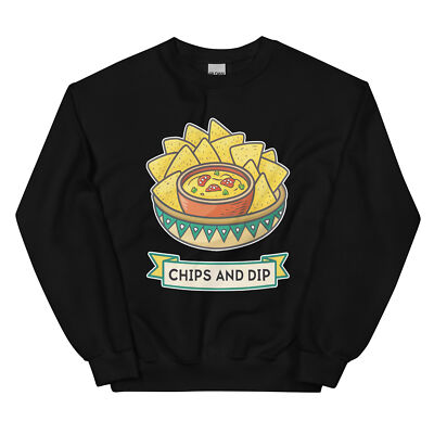 Chips and Dip Party Supplies Birthday Event Crewneck Sweatshirt-image