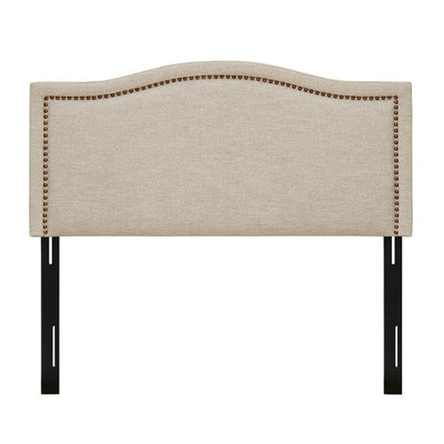 Madison Park Augusta Beige Queen Upholstery Headboard-image
