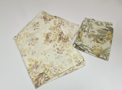 2 Pottery Barn Hayden Floral Euro Linen Pillow Shama  1 Jerry Bird Pillow Case-image