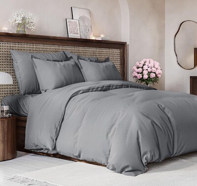 Madison Park MP12-3053 Biloxi 6 Piece Duvet Cover Set Full/Queen - Grey-image