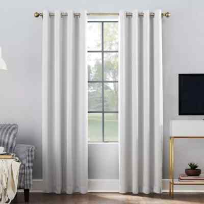 Sun Zero Oslo Theater Grade Extreme 100% Blackout Grommet Curtain Panel, 52 in x-image