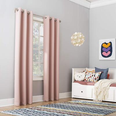 Sun Zero Riley Kids Bedroom Blackout Grommet Curtain Panel 40