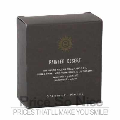 Pottery Barn Diffuser Pillar Fragrance Oil Mindfulness Collection Painted Desert-image