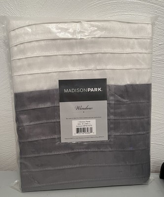 Madison Park Amherst Single Panel Rod Pocket Curtain Panel (1)  50” W x 84” L-image