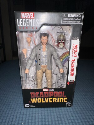 Marvel Legends Deadpool & Wolverine Logan with Headpool New Mint In Hand Rare-image