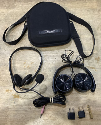 Sony ZX110NC Headband Wired Headphones - Black W/ Case-image