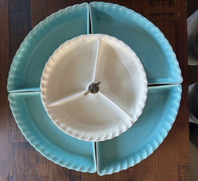 Vintage “Chip-N-Dip” susan serving set-image