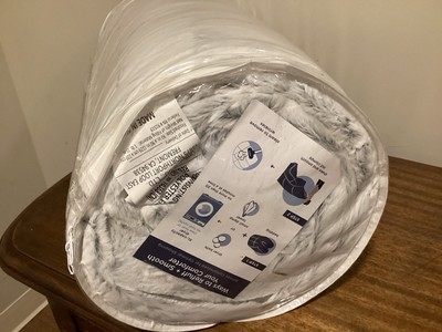 Madison Park Gia Faux-Fur 3-Pc. Comforter Mini Set, King/Cal King Size  Gray-image