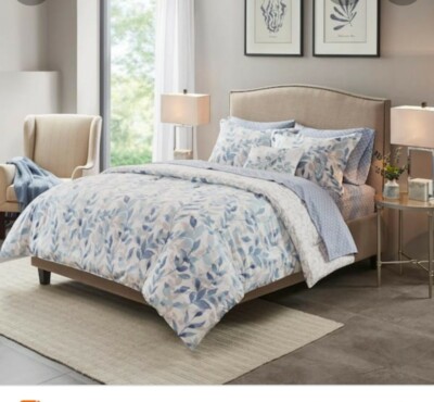 Madison Park- Leisha Reversible 6 Piece Complete Bedding Set Twin -image