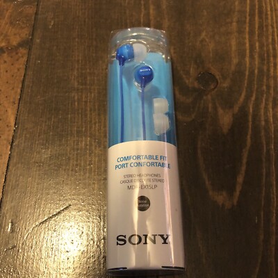 Sony MDREX15LP In-Ear Earbud Headphones, Blue-image