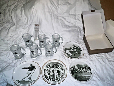 Pottery Barn Football Package (Black/White) Rare Brand New!! 16 Pieces!!!-image