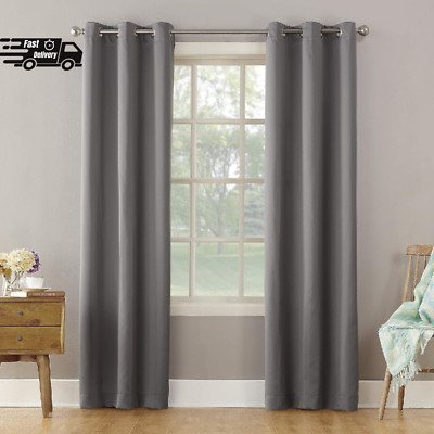 Sun Zero Becca Energy Efficient Grommet Curtain Panel, 40