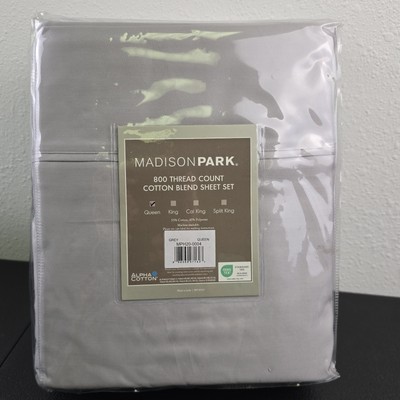 Madison Park 800 Thread Count Cotton Blend Sateen Deep Pocket Bed Sheet Set-image