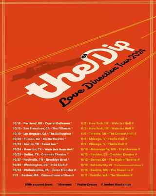 Poster The Dip Love Direction Tour 2024 poster, music lovers poster-image