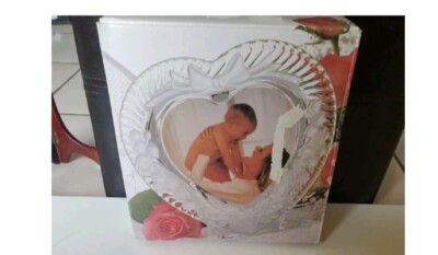 Studio Nova Glass Etched Heart Photo Frame-image