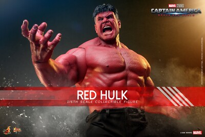 Hot Toys Red Hulk Sixth Scale Marvel Figure MMS797 PRE ORDER-image