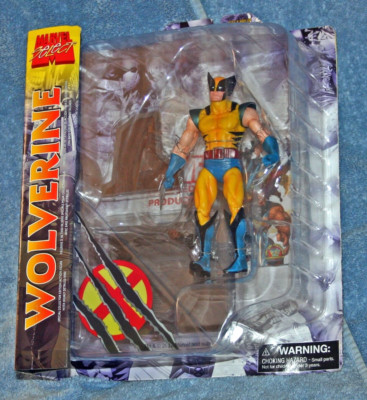 Disney Diamond Select Marvel Select X-Men WOLVERINE Yellow Suit Figure Deadpool-image