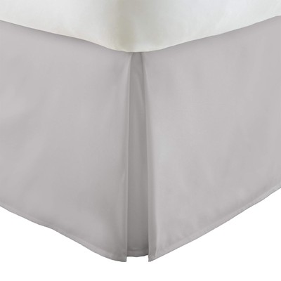 ienjoy Home IEH-BEDSKIRT-King-LGRAY Pleated Bed Skirt-image