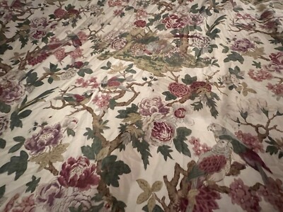 Pottery Barn Kamala Palampore King Duvet Cover & 2 Shams Organic Cotton Rare-image