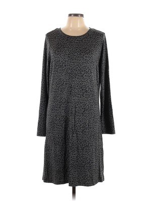 Dip Women Gray Casual Dress L-image