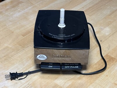 DIP-14BCHN (TYPE 33) Cuisinart Black Chrome Custom Food processor Base . C Desc-image
