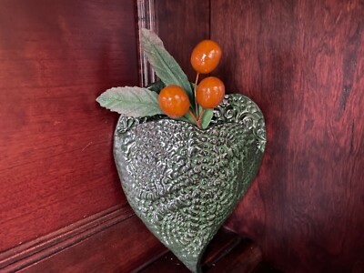 Pottery Heart Shaped Wall Pocket 6
