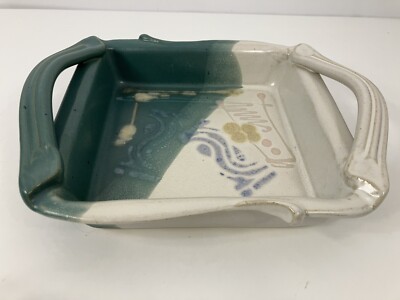 Ray & Susan Allen Popcorn Studio Art Pottery Casserole Baker Dish 8