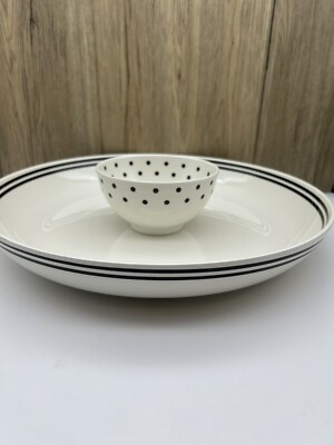 Kate Spade Home Raise A Glass Chip & Dip  Melamine Bowl platter-image